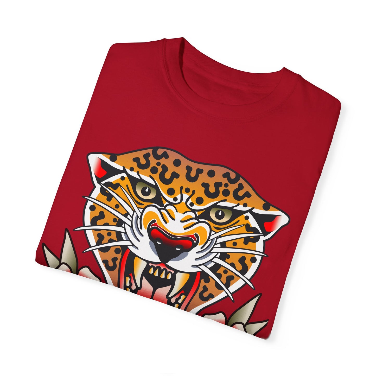 Cheetah Unisex Garment-Dyed T-shirt