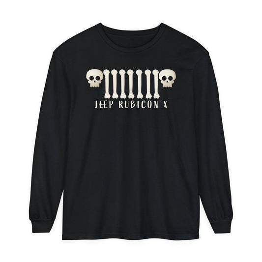 Jeep Rubicon X Skull & Bones Long Sleeve Tee