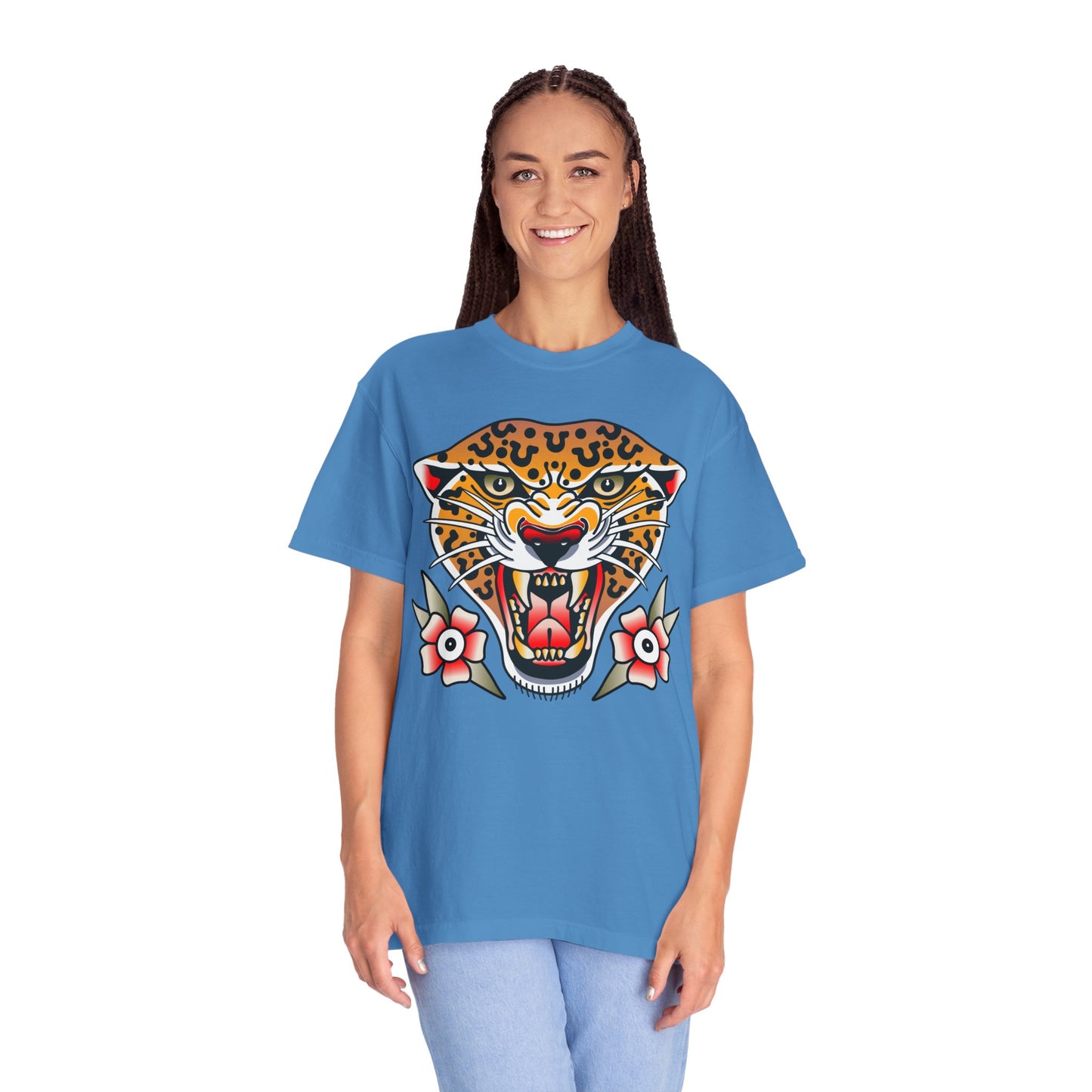 Cheetah Unisex Garment-Dyed T-shirt