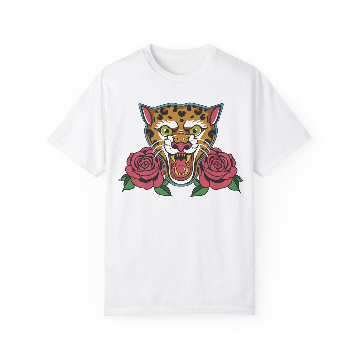 Leopard Unisex Garment-Dyed T-shirt