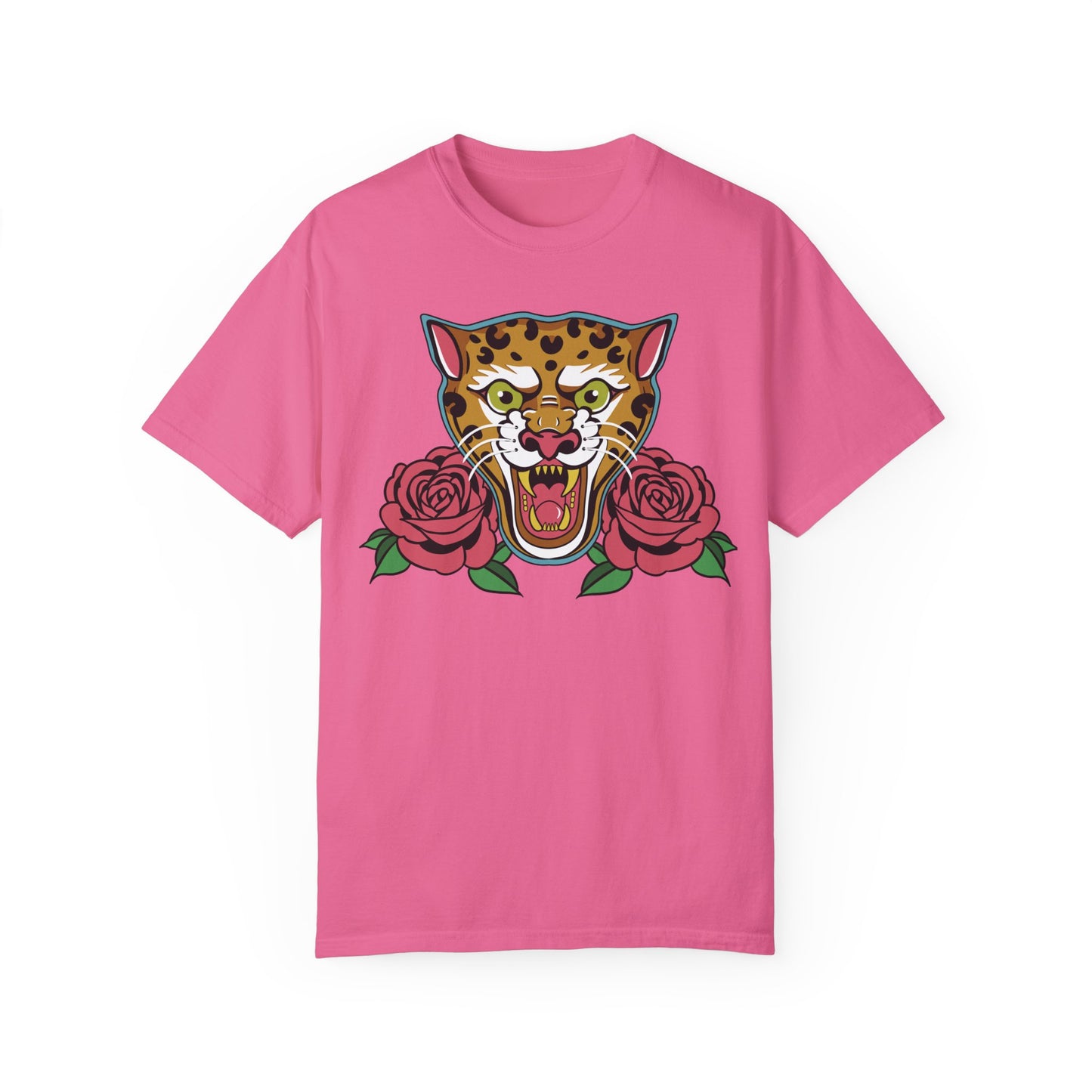 Leopard Unisex Garment-Dyed T-shirt