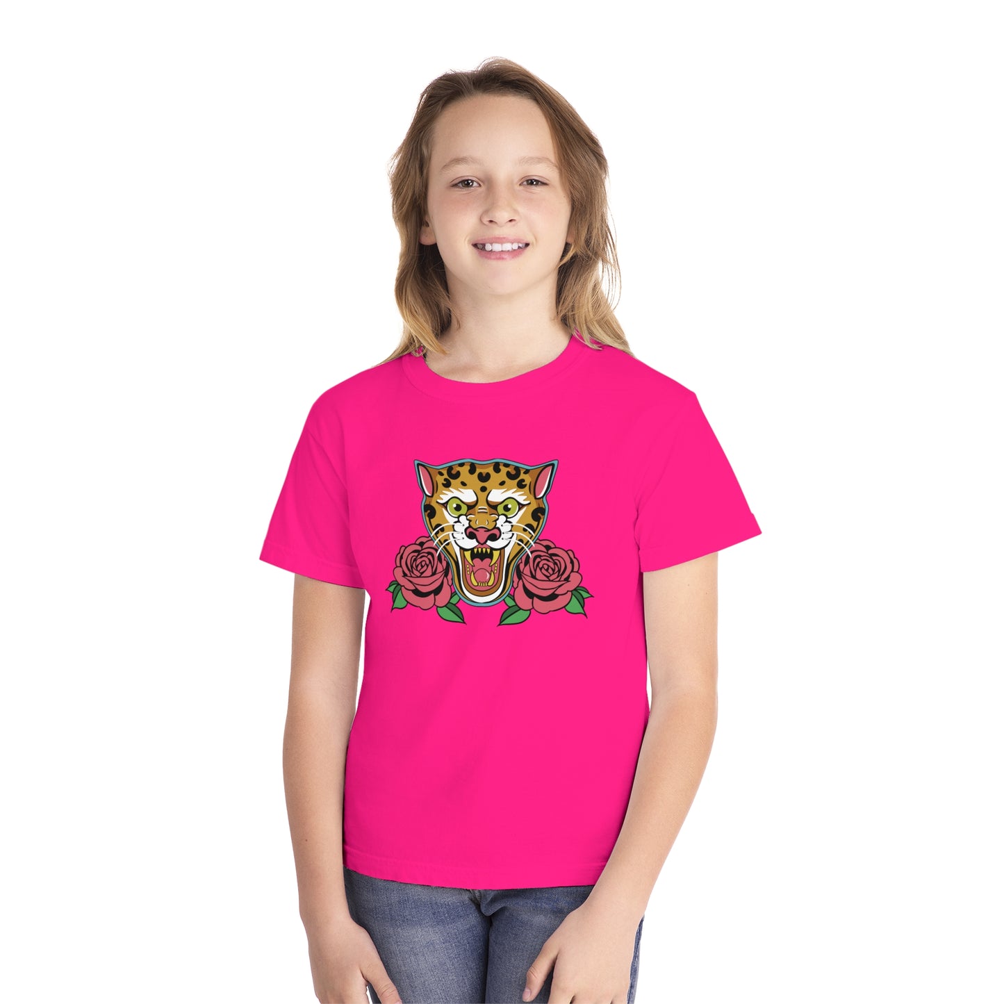 Leopard Youth Color Comfort Tshirt