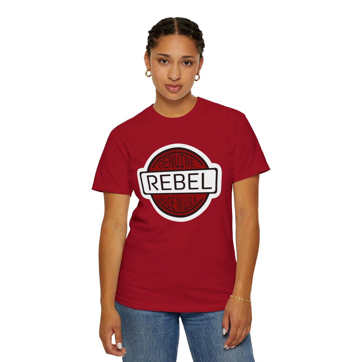 Rebel Unisex Garment-Dyed T-shirt