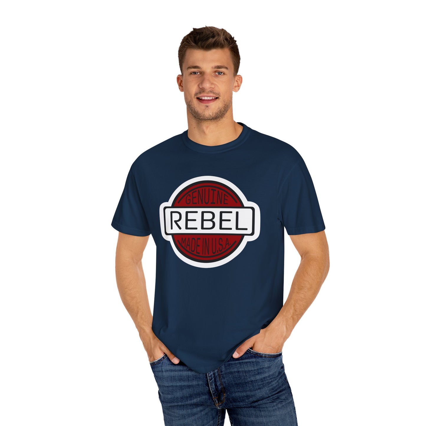 Rebel Unisex Garment-Dyed T-shirt