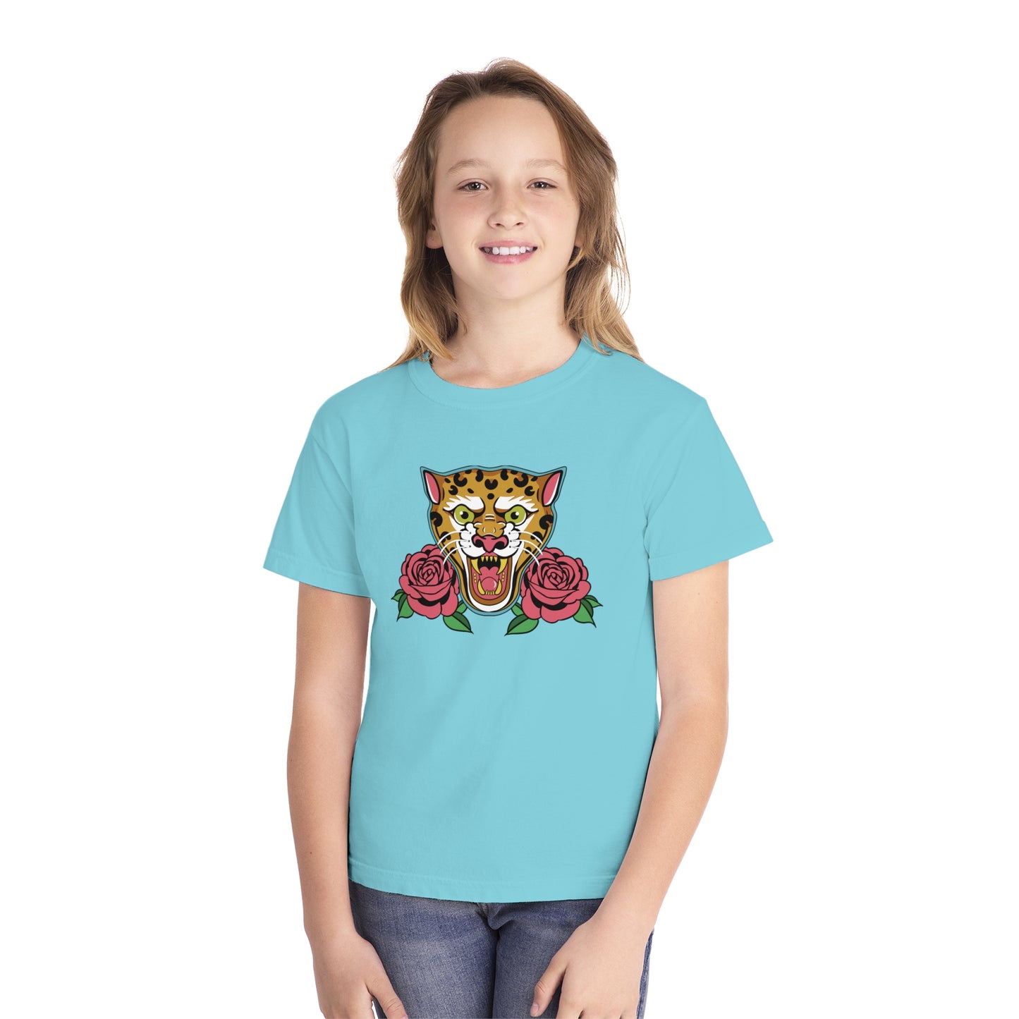 Leopard Youth Color Comfort Tshirt