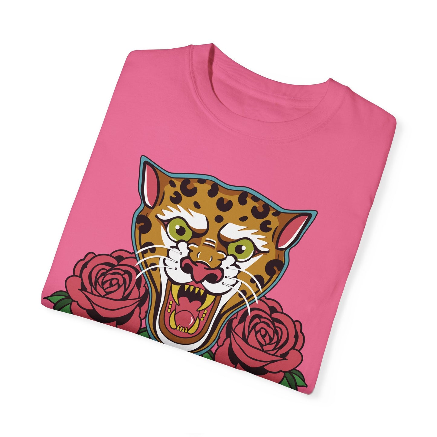 Leopard Unisex Garment-Dyed T-shirt