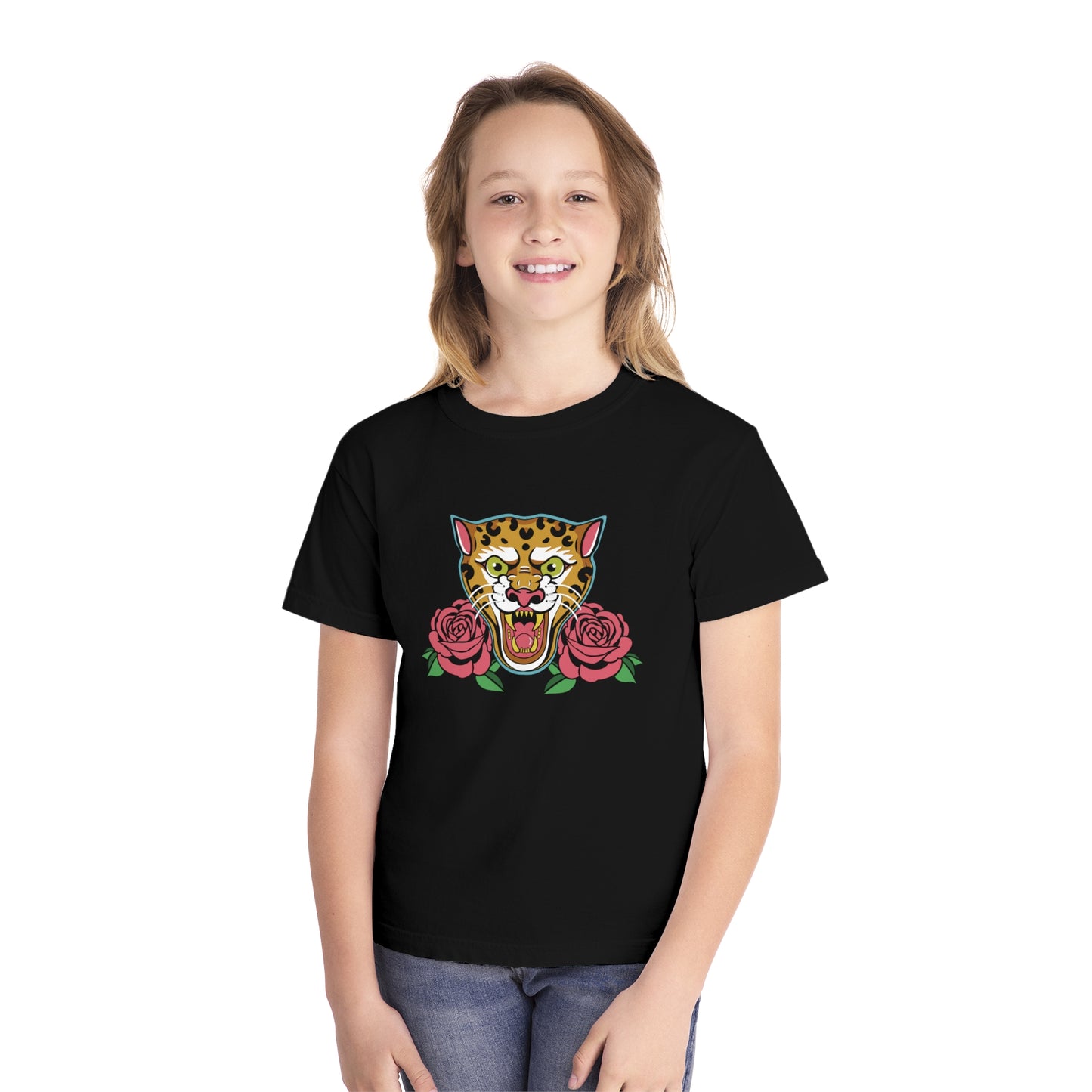 Rebel Cheetah Youth Midweight Tee