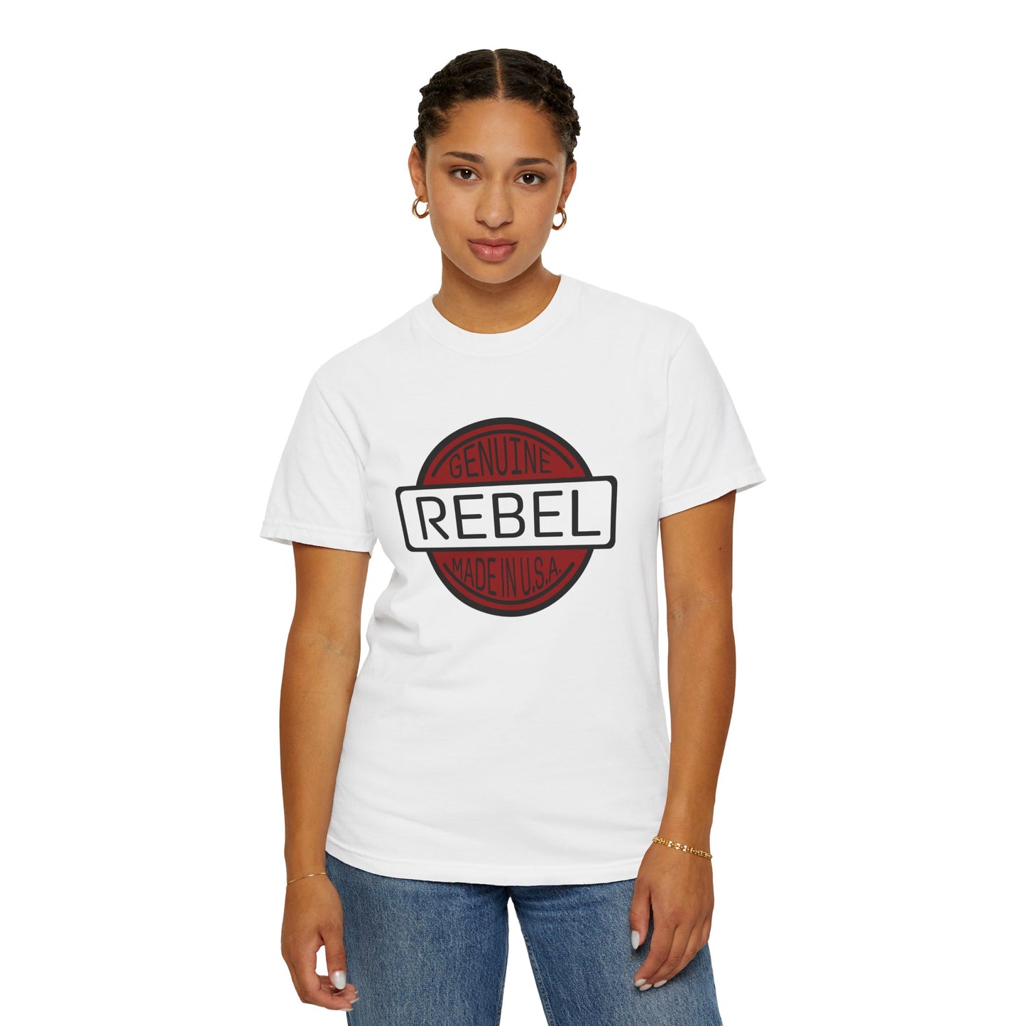 Rebel Unisex Garment-Dyed T-shirt