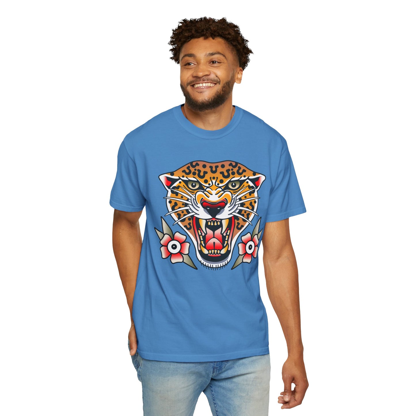 Cheetah Unisex Garment-Dyed T-shirt