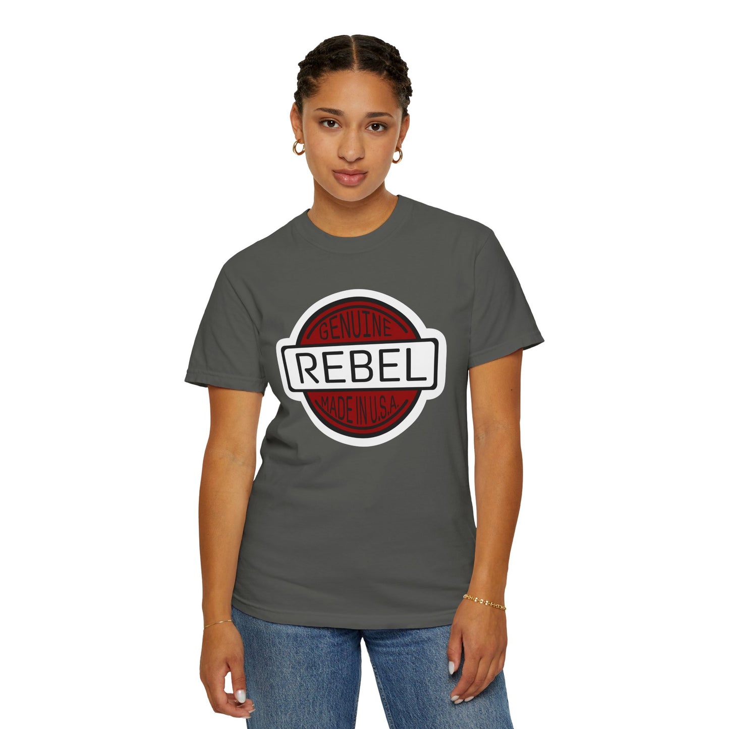 Rebel Unisex Garment-Dyed T-shirt