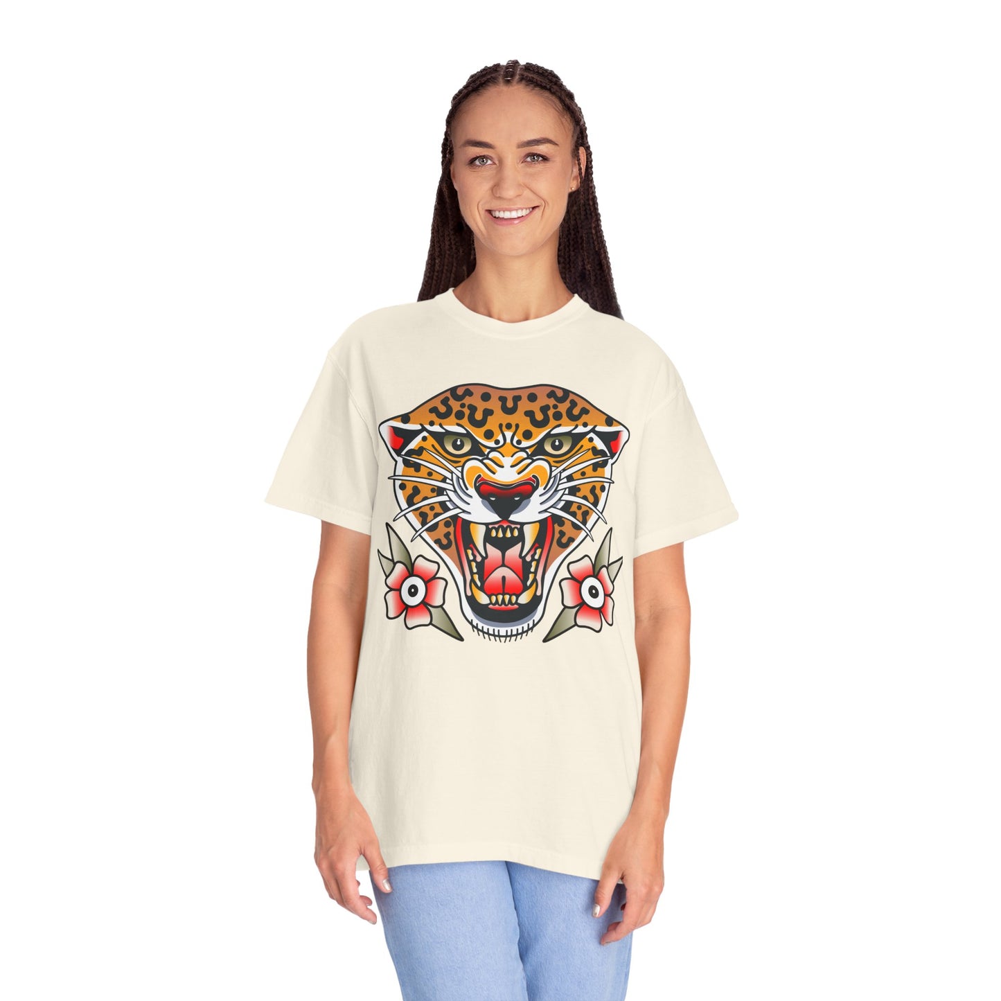 Cheetah Unisex Garment-Dyed T-shirt