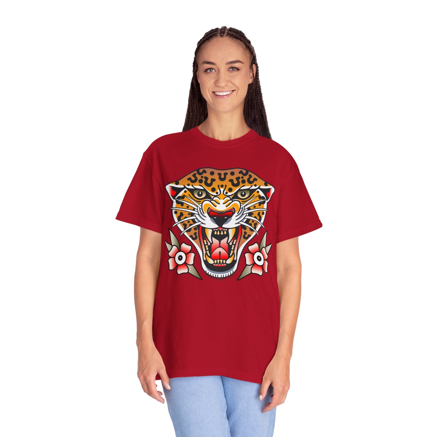 Cheetah Unisex Garment-Dyed T-shirt