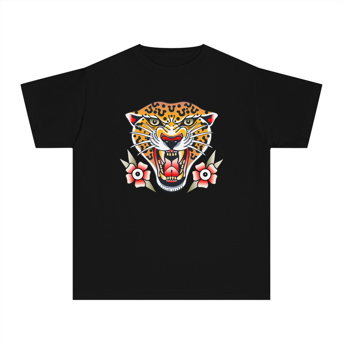 Rebel Leopard Youth Midweight Tee