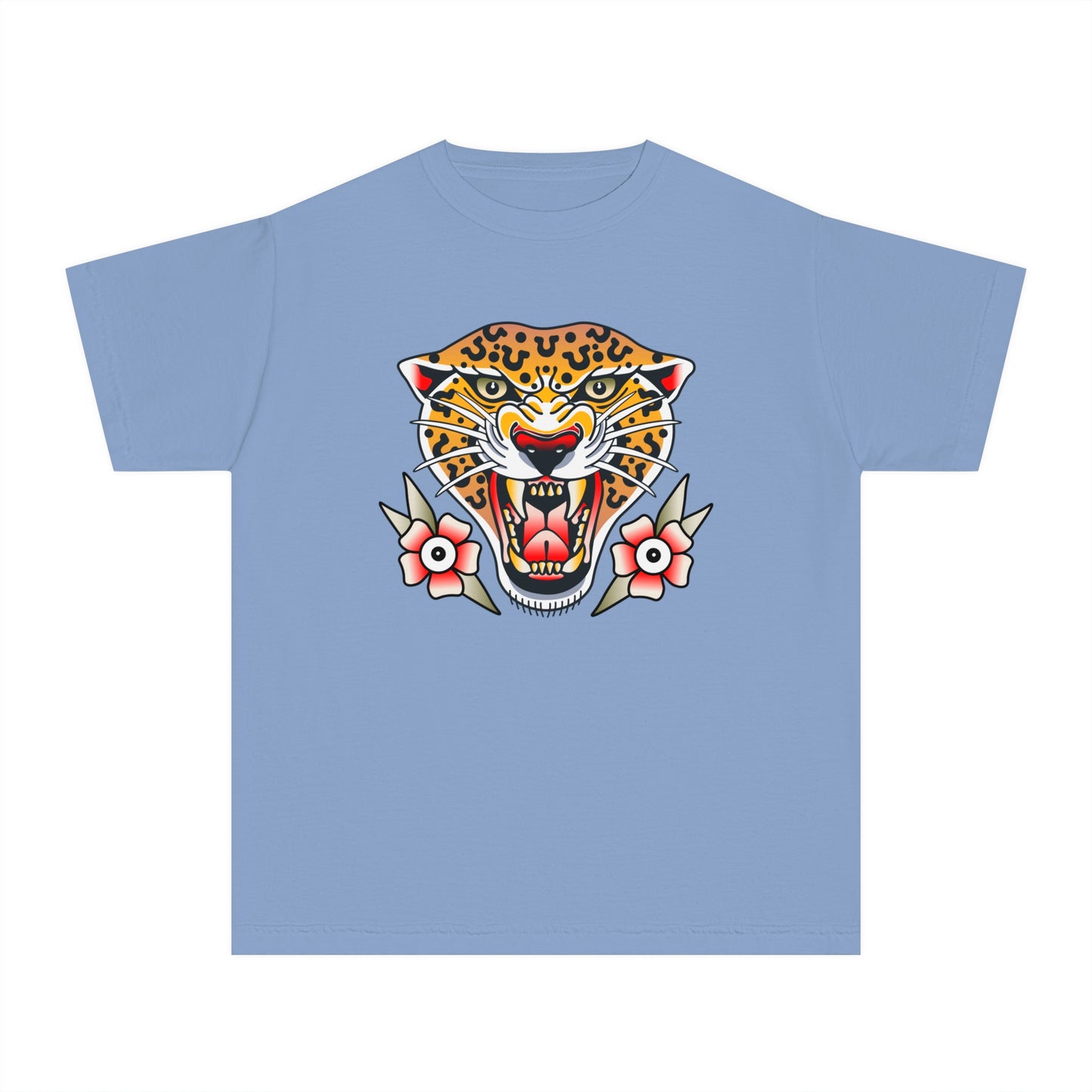 Rebel Leopard Youth Midweight Tee