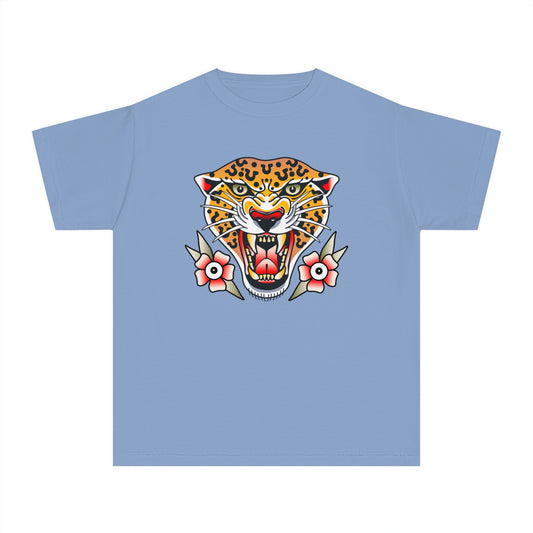 Rebel Leopard Youth Midweight Tee