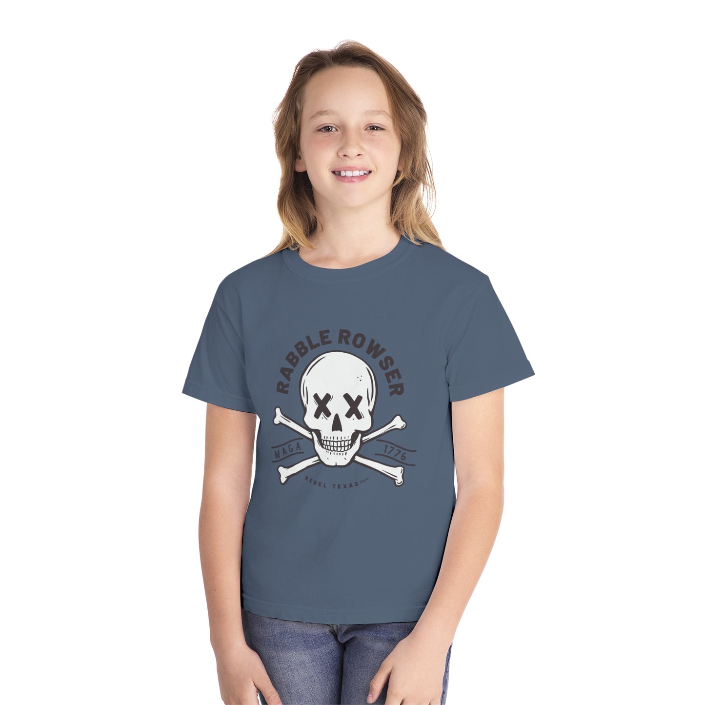 Rebel Skull Youth Midweight Tee