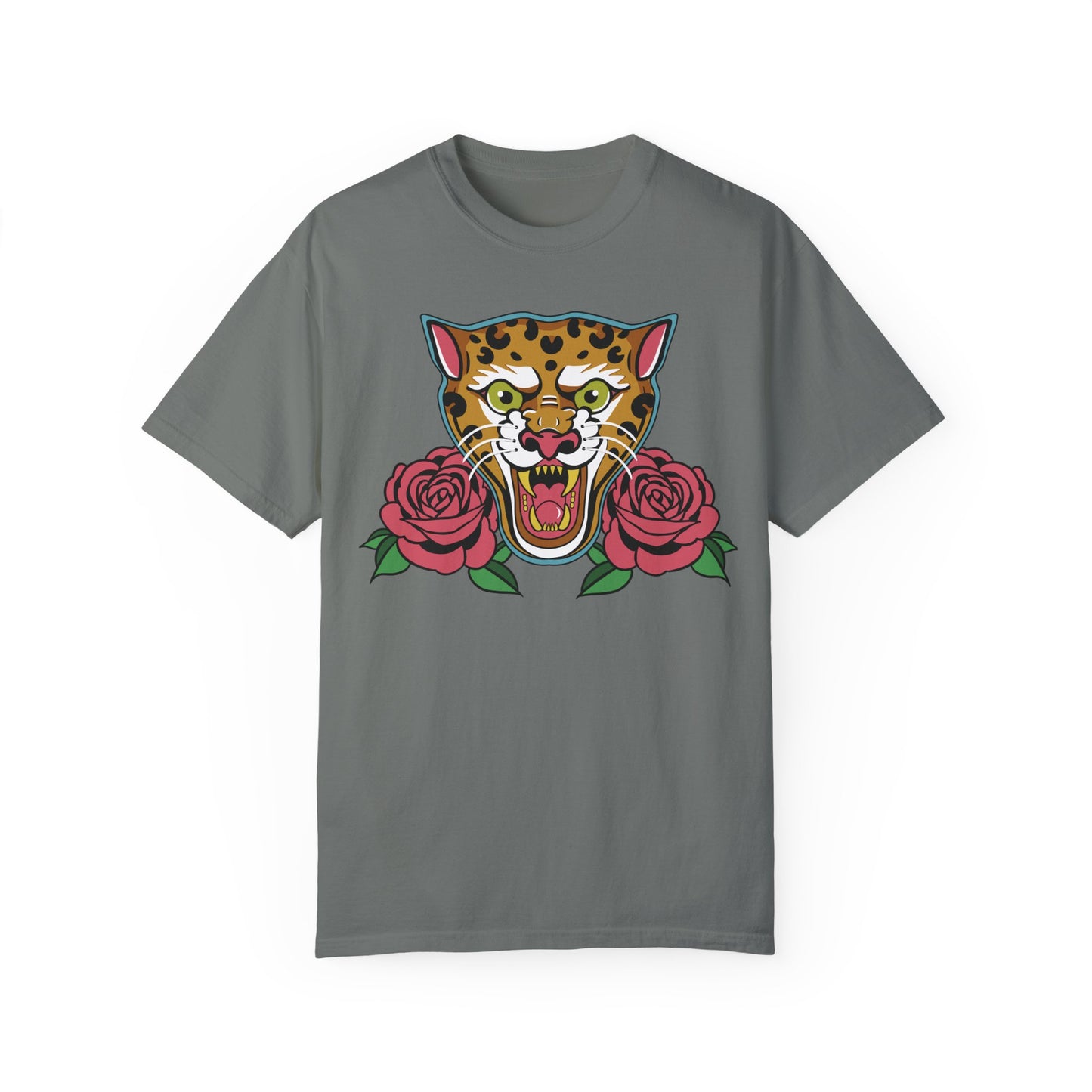 Leopard Unisex Garment-Dyed T-shirt