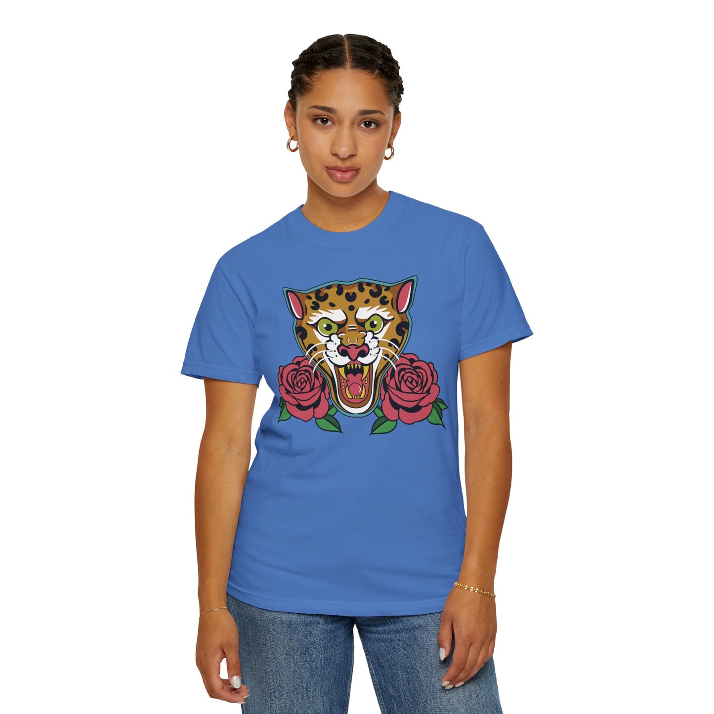 Leopard Unisex Garment-Dyed T-shirt