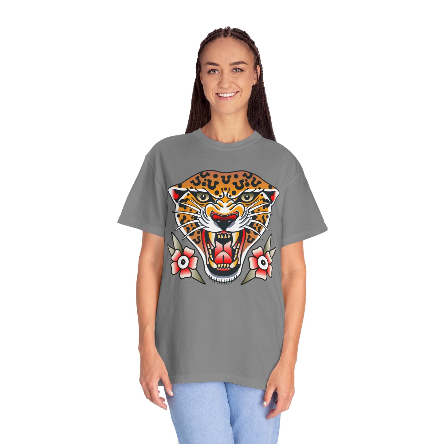 Cheetah Unisex Garment-Dyed T-shirt