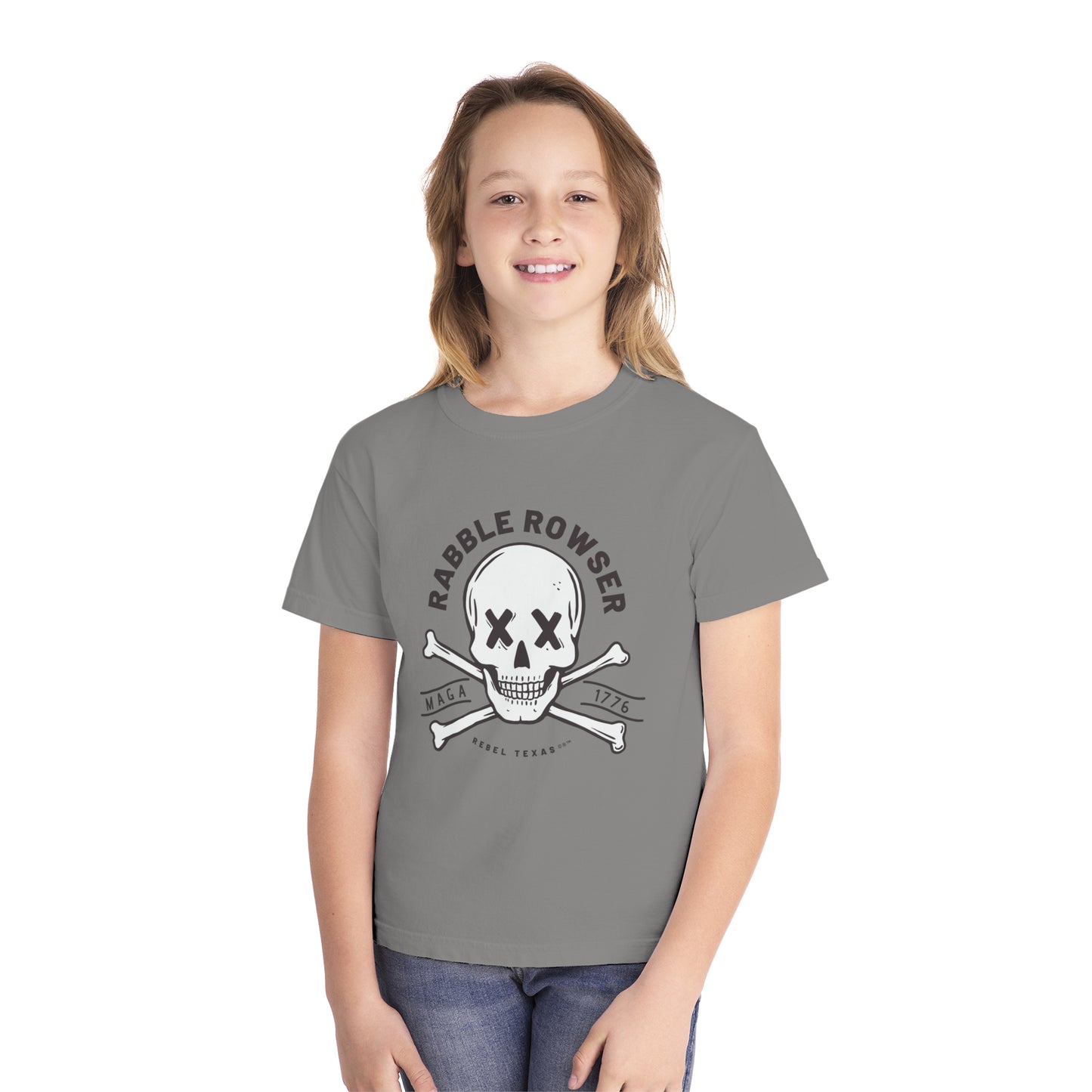 Rebel Skull Youth Midweight Tee