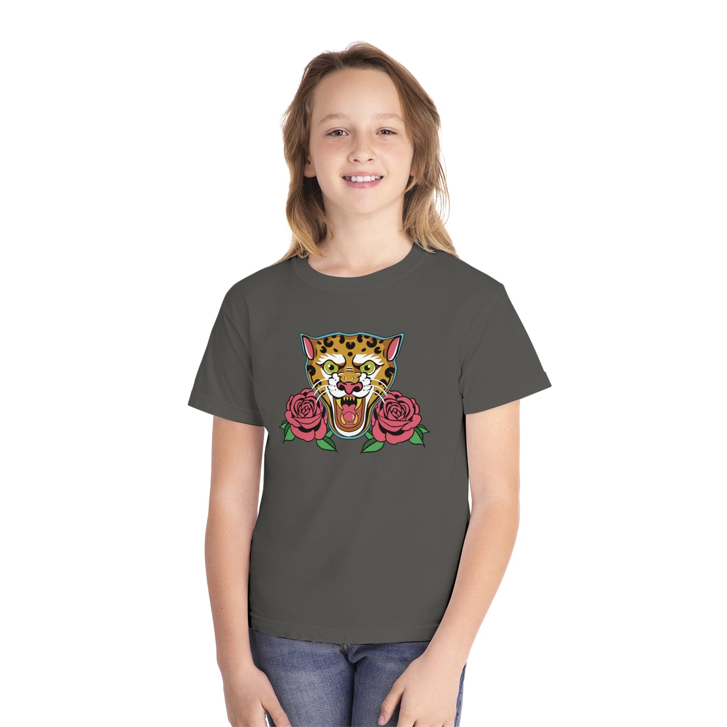 Leopard Youth Color Comfort Tshirt