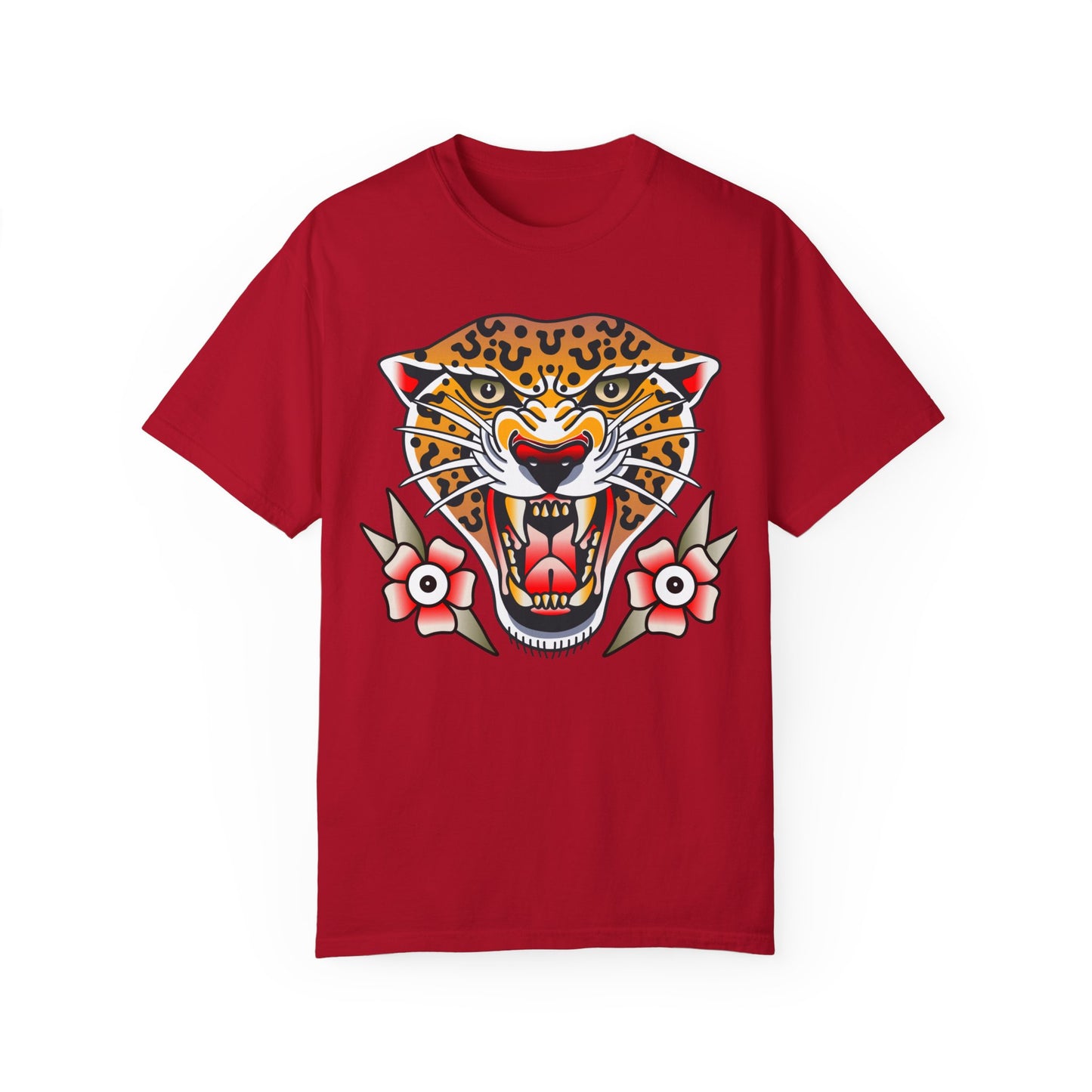 Cheetah Unisex Garment-Dyed T-shirt