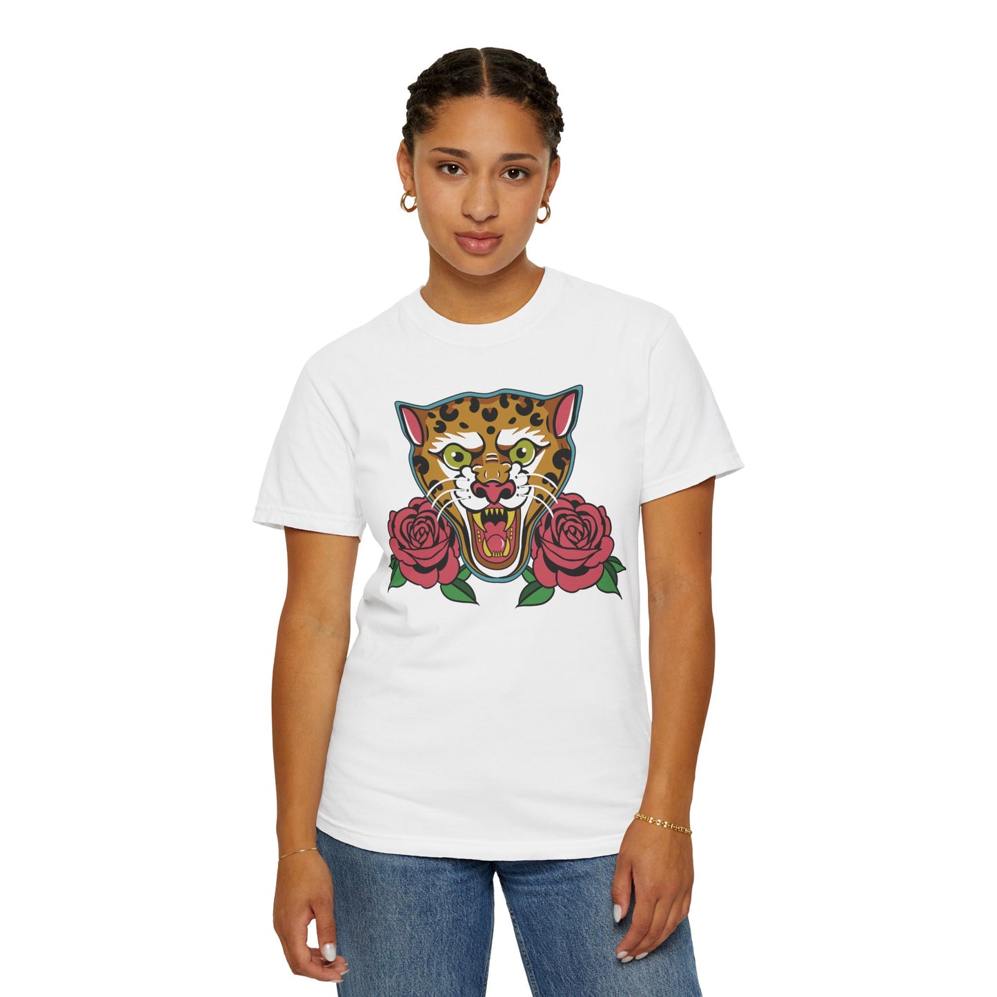 Leopard Unisex Garment-Dyed T-shirt