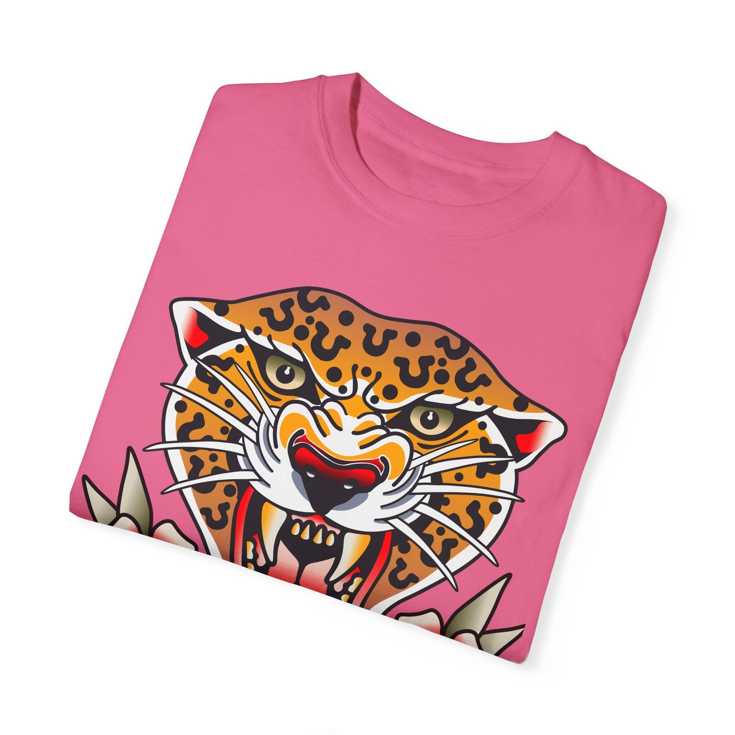 Cheetah Unisex Garment-Dyed T-shirt