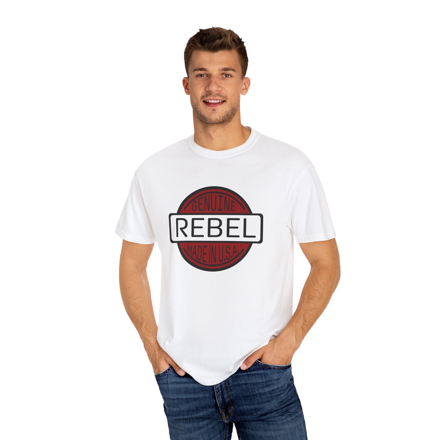 Rebel Unisex Garment-Dyed T-shirt