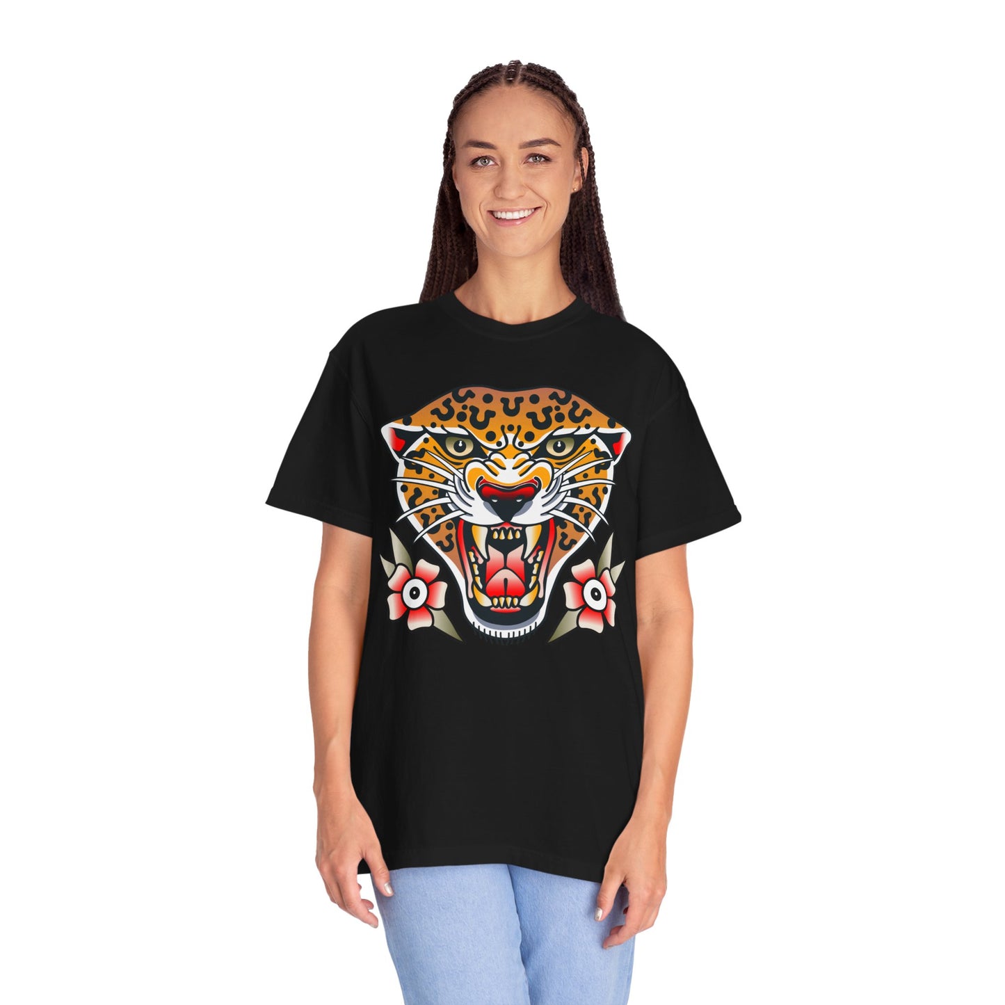 Cheetah Unisex Garment-Dyed T-shirt