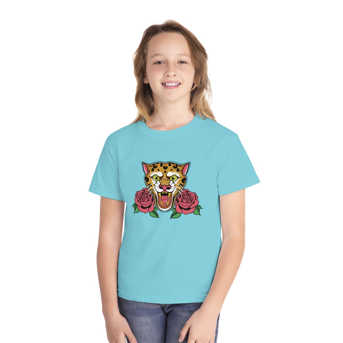 Rebel Cheetah Youth Midweight Tee