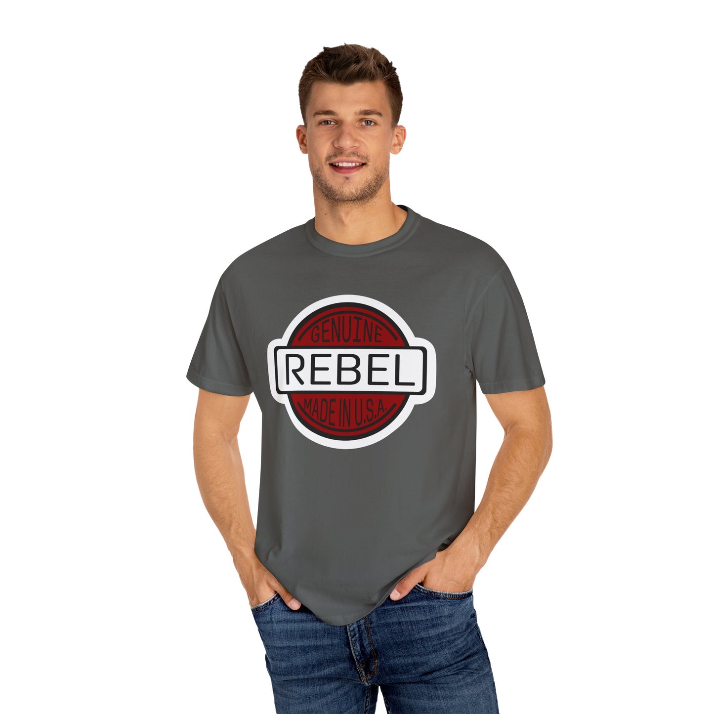 Rebel Unisex Garment-Dyed T-shirt