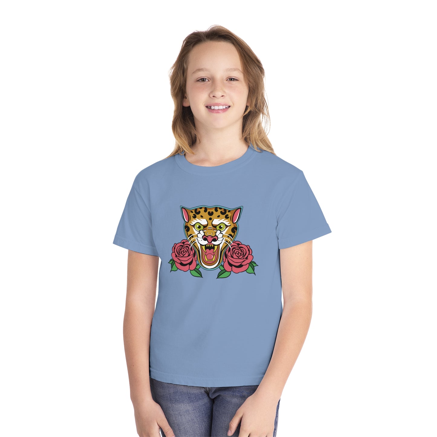 Rebel Cheetah Youth Midweight Tee