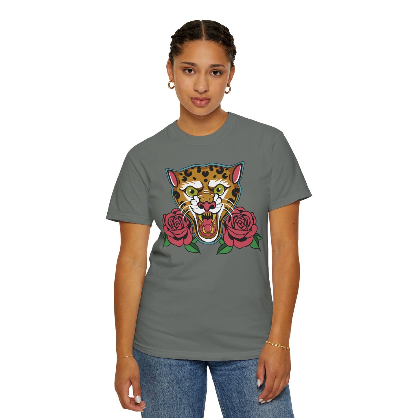 Leopard Unisex Garment-Dyed T-shirt