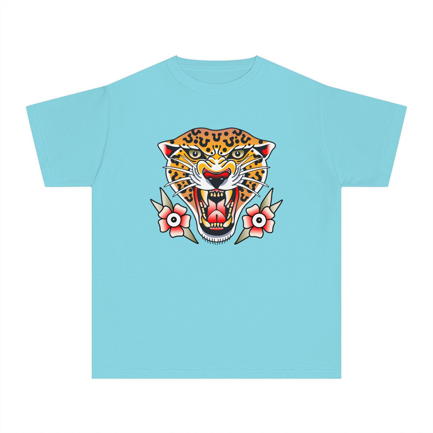 Rebel Leopard Youth Midweight Tee