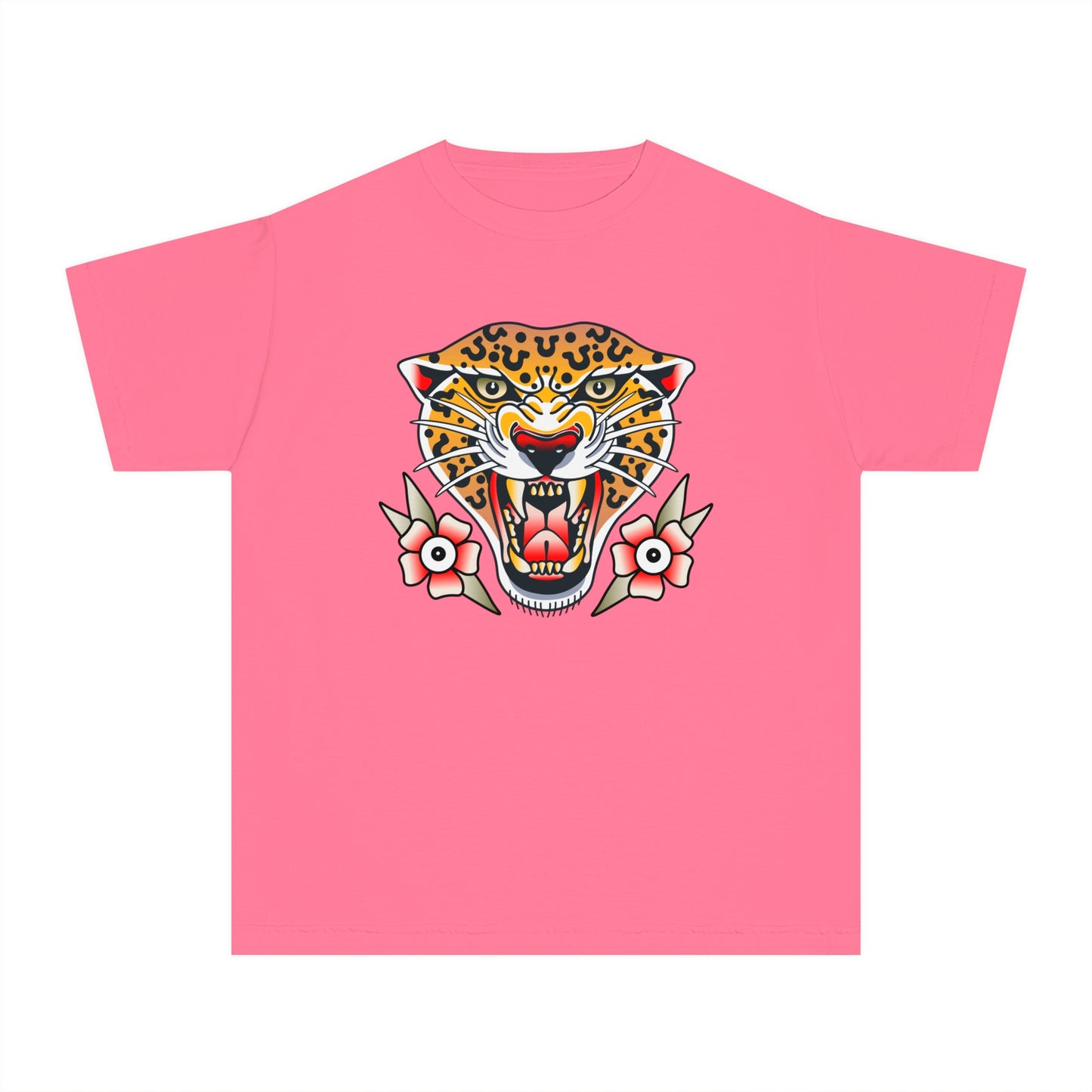 Rebel Leopard Youth Midweight Tee