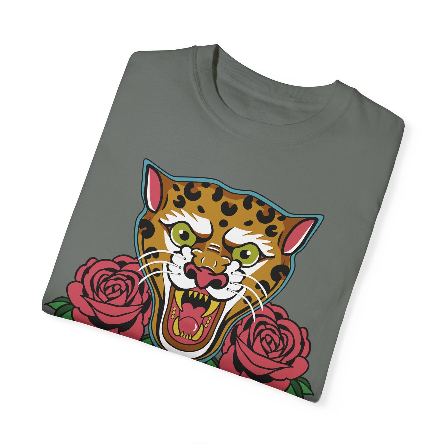 Leopard Unisex Garment-Dyed T-shirt