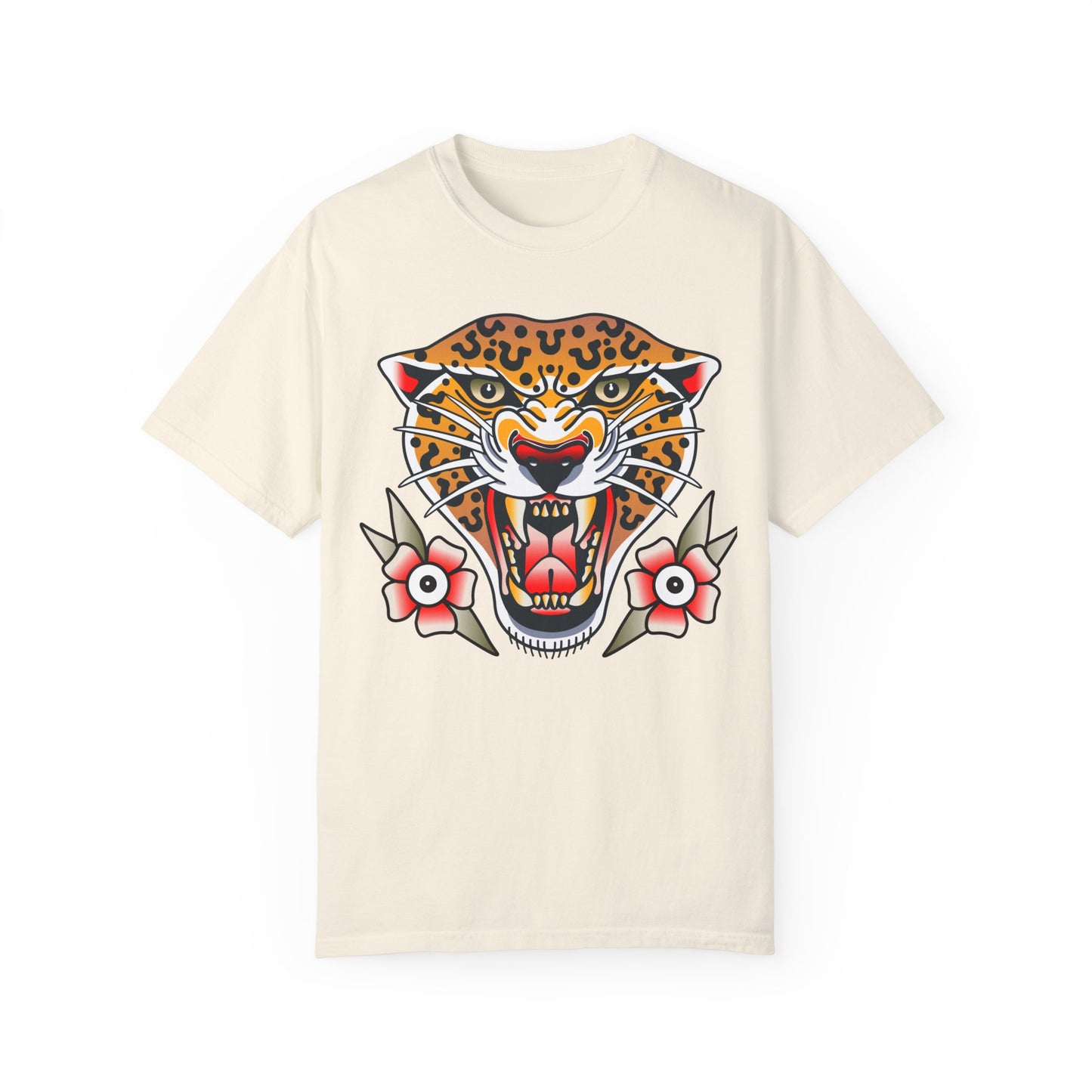 Cheetah Unisex Garment-Dyed T-shirt