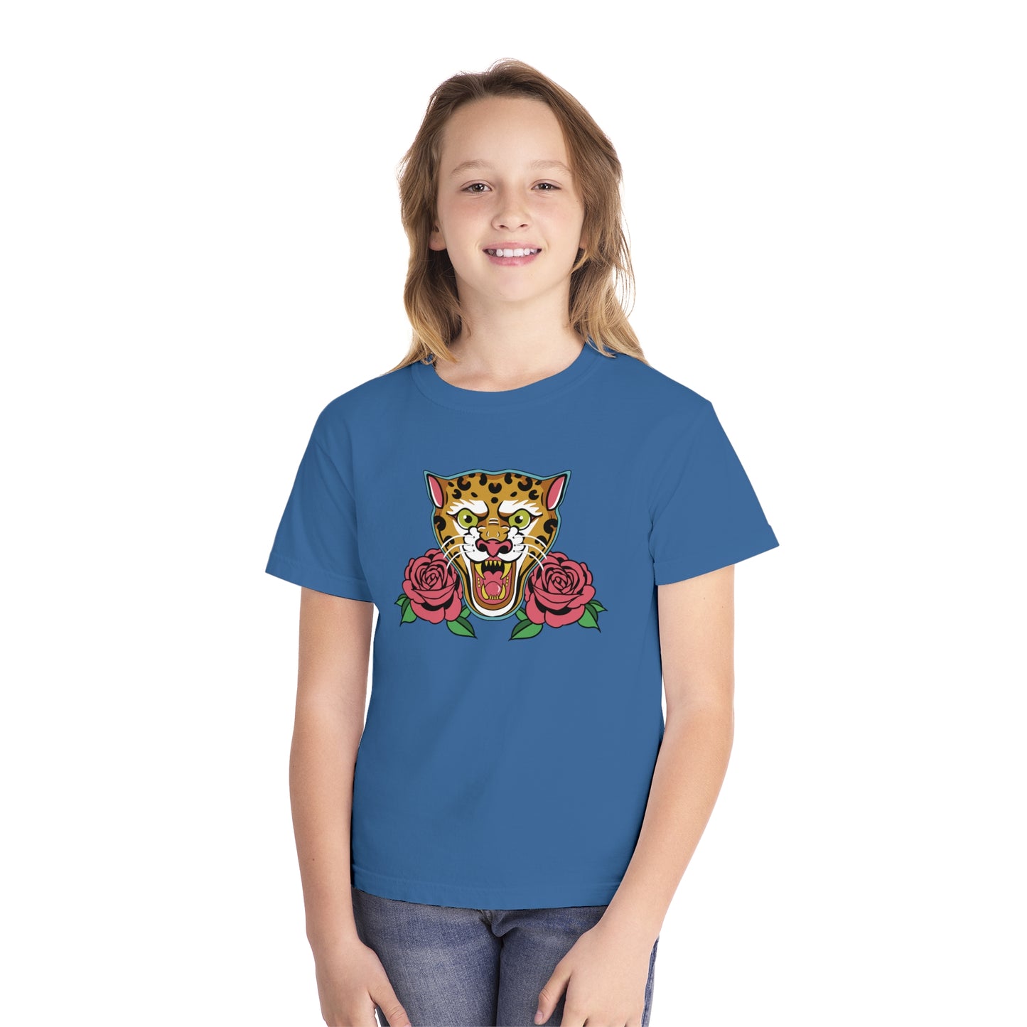 Leopard Youth Color Comfort Tshirt