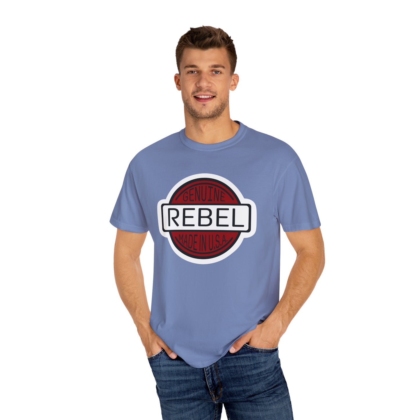 Rebel Unisex Garment-Dyed T-shirt