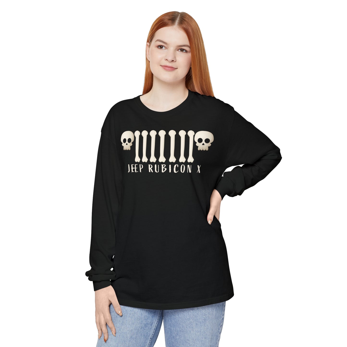 Jeep Rubicon X Skull & Bones Long Sleeve Tee