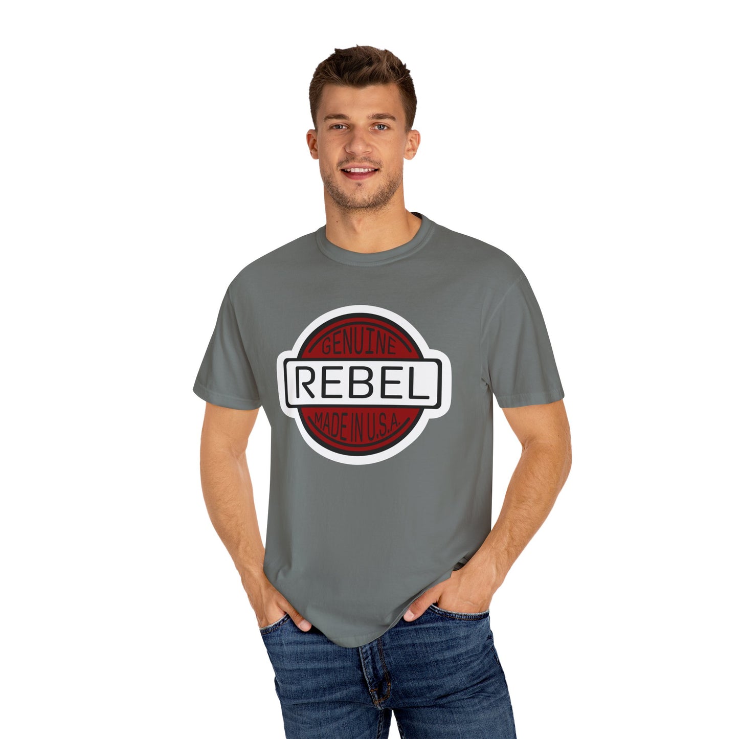 Rebel Unisex Garment-Dyed T-shirt