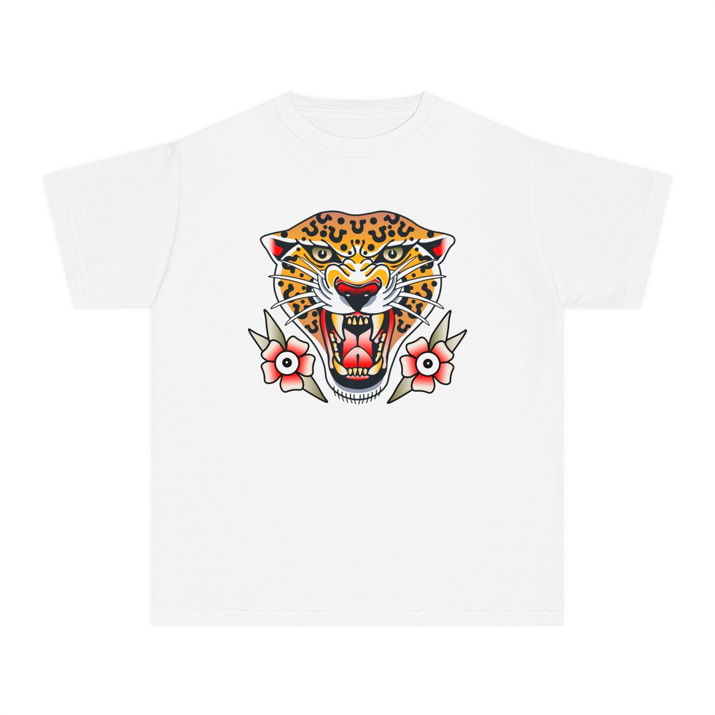 Rebel Leopard Youth Midweight Tee