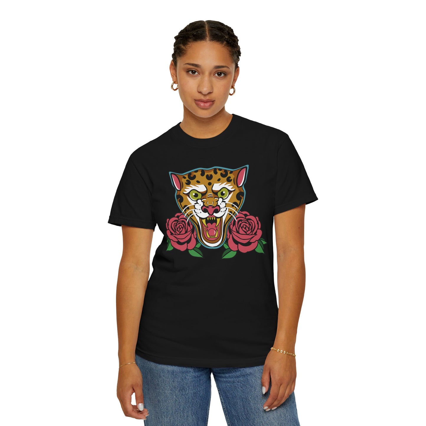 Leopard Unisex Garment-Dyed T-shirt