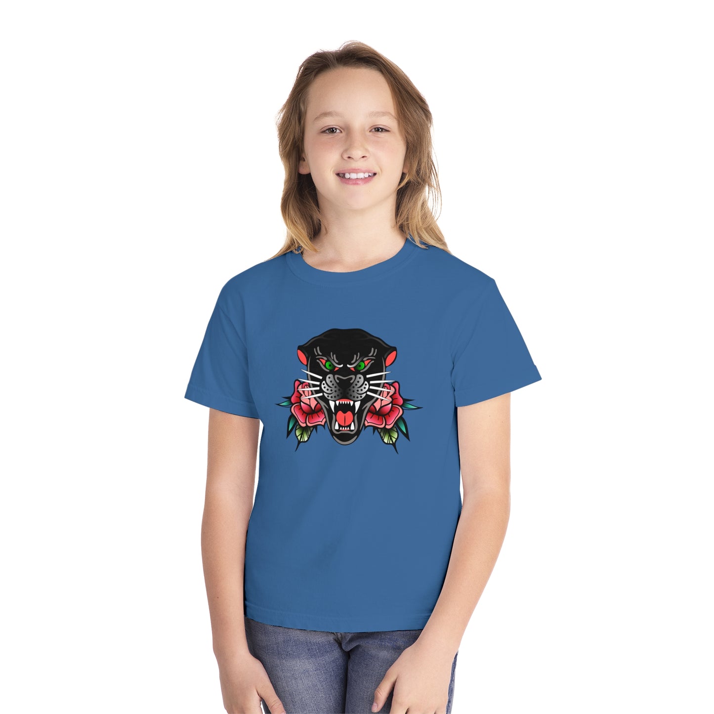 Black Panther Youth Color Comfort Midweight Tee